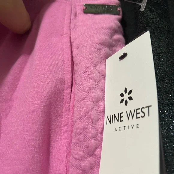 Nine West Pink Athletic Shorts with Relaxed Fit - Picture 3 of 4